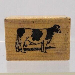 Cow- Holstein Stamp ©1998 PSX Designs Detail Dairy Cow